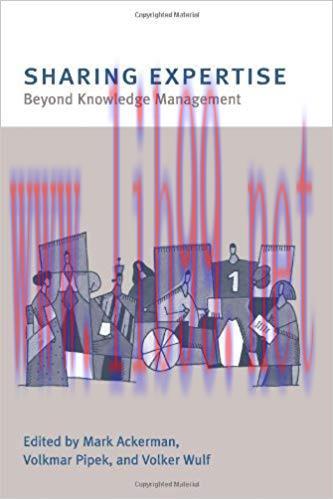 (PDF)Sharing Expertise: Beyond Knowledge Management (MIT Press)
