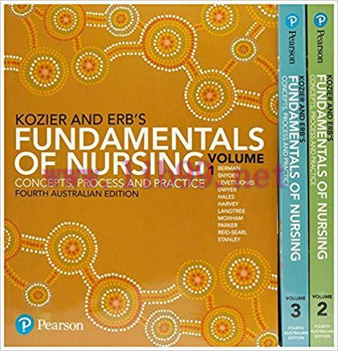 [PDF]Kozier and Erb&rsquo;s Fundamentals of Nursing 3 Volume Set fourth AUSTRALIAN edition