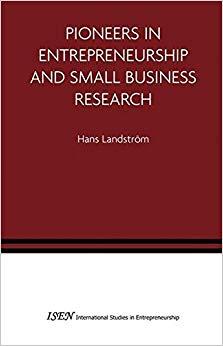 (PDF)Pioneers in Entrepreneurship and Small Business Research (International Studies in Entrepr...