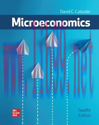 [PDF]ISE Ebook Microeconomics 12th Edition [David C. Colander]