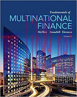 (PDF)Fundamentals of Multinational Finance (Pearson Series in Finance) 5th Edition