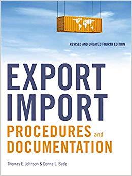 (PDF)ExportImport Procedures and Documentation 4th Edition