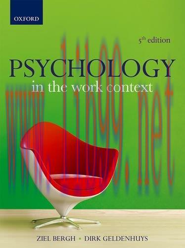 [FOX-Ebook]Psychology in the Work Context, 5th Edition