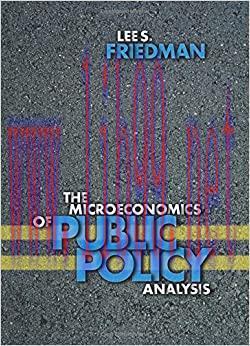 (PDF)The Microeconomics of Public Policy Analysis