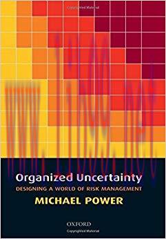 (PDF)Organized Uncertainty: Designing a World of Risk Management 1st Edition
