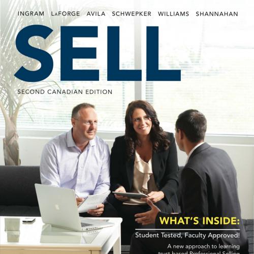 SELL 2nd Second Canadian Edition 2e 2 by Thomas N. Ingram