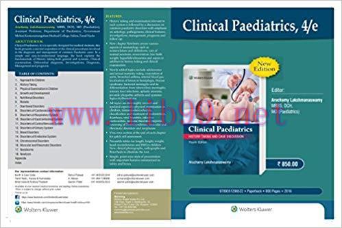 [PDF]CLINICAL PAEDIATRICS - HISTORY TAKING AND CASE DISCUSSION, Third Edition