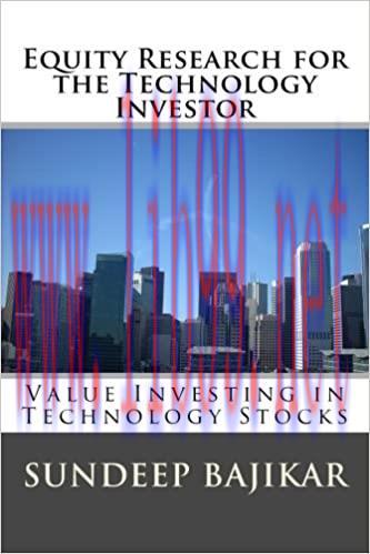 (PDF)Equity Research for the Technology Investor: Value Investing in Technology Stocks