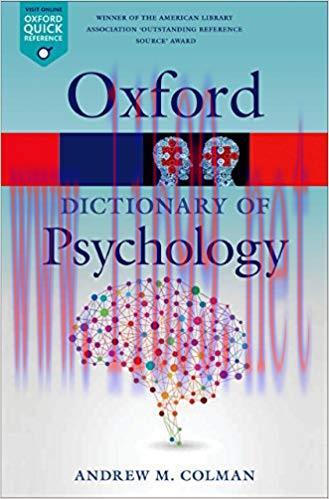 (PDF)A Dictionary of Psychology (Oxford Quick Reference) 4th Edition