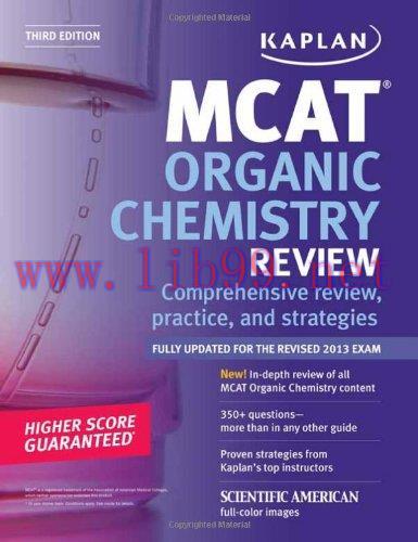[AME]Kaplan MCAT Organic Chemistry Review 3rd (Original PDF)