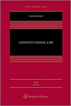 (PDF)Constitutional Law (Aspen Casebook Series) 6th Edition