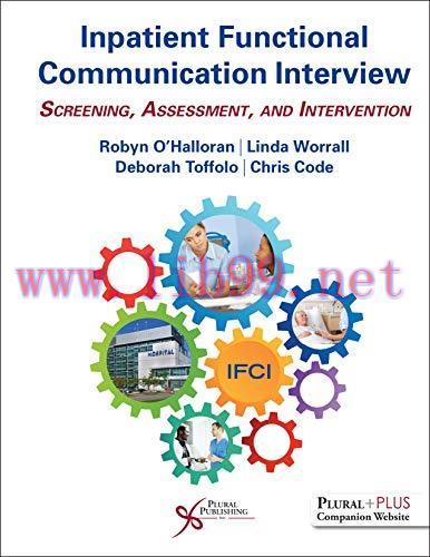 [AME]Inpatient Functional Communication Interview: Screening, Assessment, and Intervention (Ori...