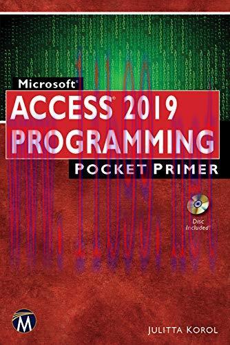 [FOX-Ebook]Microsoft Access 2019 Programming Pocket Primer