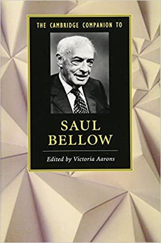 (PDF)The Cambridge Companion to Saul Bellow (Cambridge Companions to Literature)