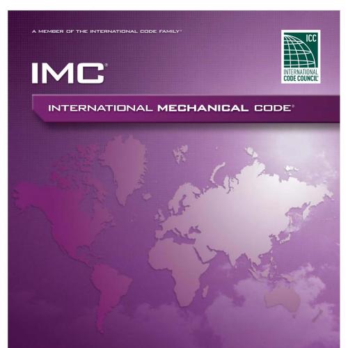 2009 International Mechanical Code Softcover Version