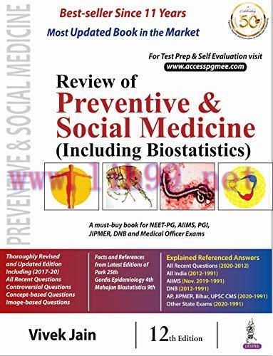 [AME]REVIEW OF PREVENTIVE & SOCIAL MEDICINE (INCLUDING BIOSTATISTICS) (Original PDF)
