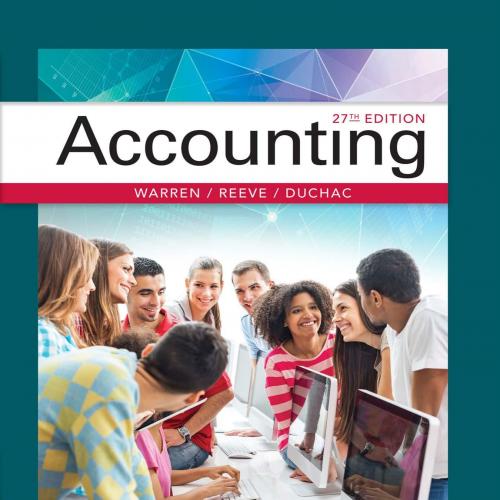 Accounting 27th Edition by Carl S. Warren