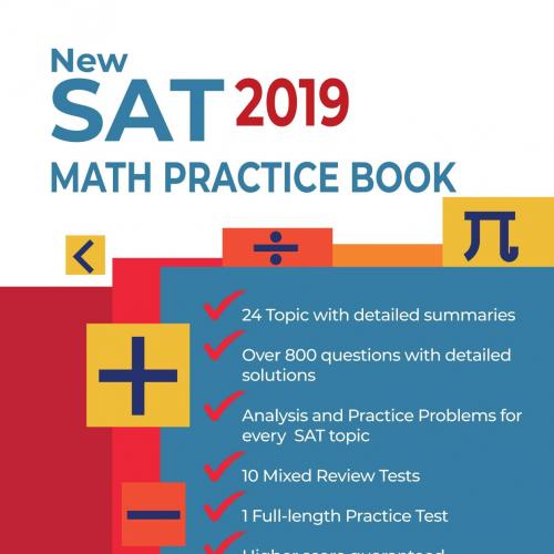 New SAT 2019 Math Practice Book by American Math Academy
