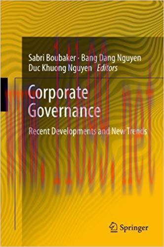 (PDF)Corporate Governance: Recent Developments and New Trends 2012 Edition