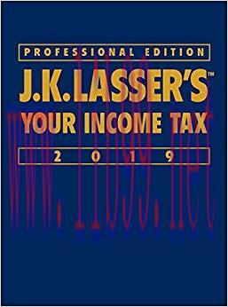 J.K. Lasser&rsquo;s Your Income Tax 2019 1st Edition,