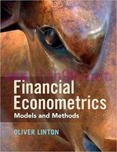 [PDF]Financial Econometrics Models and Methods [Oliver Linton]