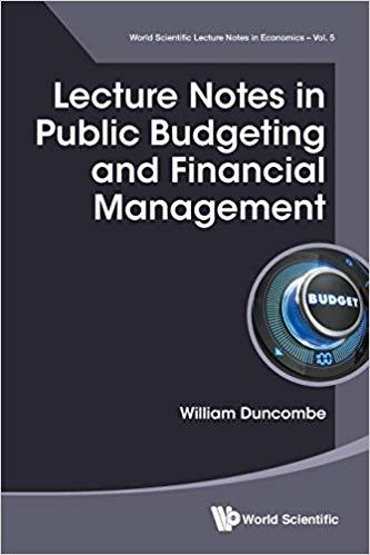 Lecture Notes In Public Budgeting And Financial Management