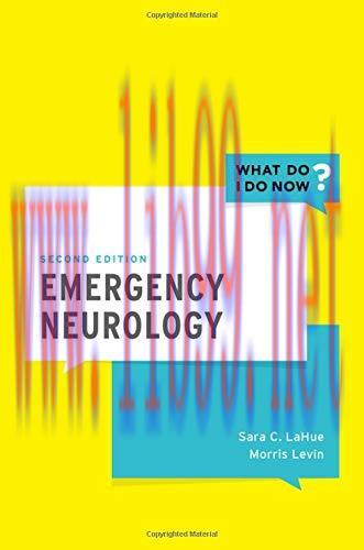 [AME]Emergency Neurology, 2nd edition (WHAT DO I DO NOW) (Original PDF)