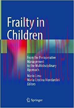 [AME]Frailty in Children: From_ the Perioperative Management to the Multidisciplinary Approach ...