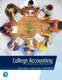College Accounting A Practical Approach, 14th Canadian Edition [Jeffrey Slater]