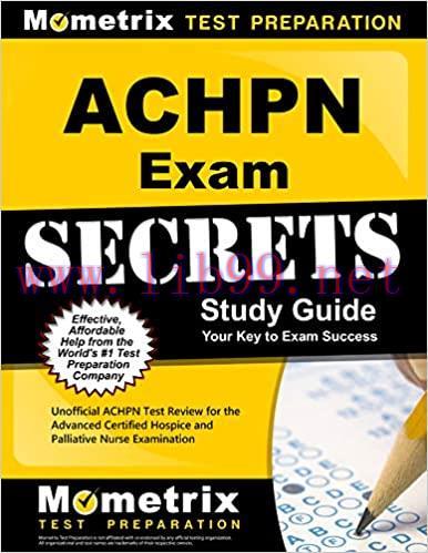 [AME]ACHPN Exam Secrets Study Guide: Unofficial ACHPN Test Review for the Advanced Certified Ho...