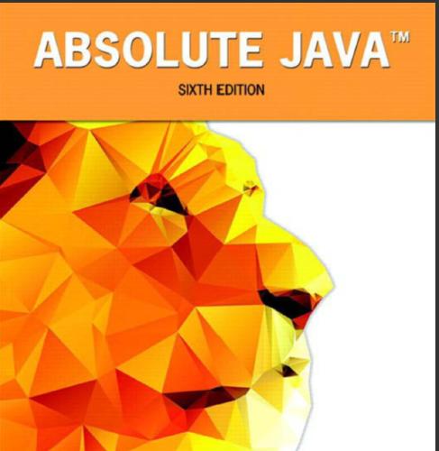 (Test Bank)Absolute Java,6th Edition by Walter Savitch.zip