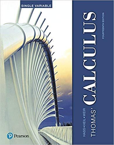 (Solution Manual)Thomas' Calculus Single Variable 14th Editin by Thomas.zip