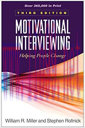 (PDF)Motivational Interviewing, Third Edition: Helping People Change (Applications of Motivatio...