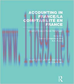 (PDF)Accounting in France (RLE Accounting): Historical Essays/Etudes Historiques (Routledge Lib...