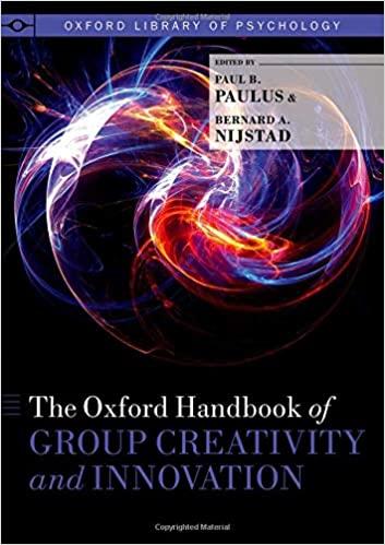 (PDF)The Oxford Handbook of Group Creativity and Innovation (Oxford Library of Psychology)