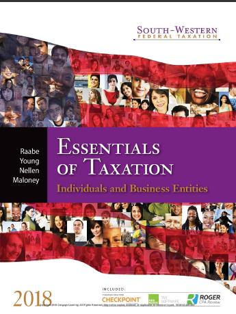 (Solution Manual)South-Western Federal Taxation 2018 Essentials of Taxation Individuals and Bus...