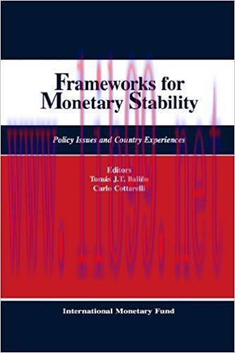 (PDF)Frameworks for Monetary Stability: Policy Issues and Country Experiences: Policy Issues an...