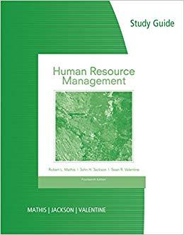 (PDF)Study Guide for MathisJacksonValentine&rsquo;s Human Resource Management, 14th 14th Edition