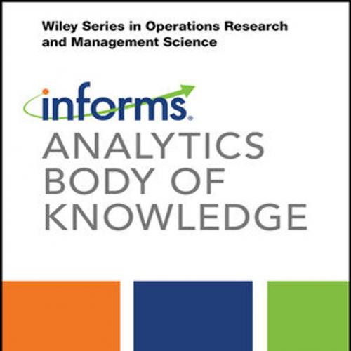 INFORMS Analytics Body of Knowledge 1st - Wei Zhi