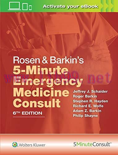 [AME]Rosen & Barkin&rsquo;s 5-Minute Emergency Medicine Consult, 6th Edition (EPUB)
