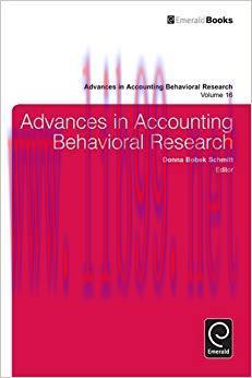 (PDF)Advances in Accounting Behavioral Research,