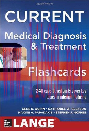 [AME]CURRENT Medical Diagnosis and Treatment Flashcards (Original PDF)