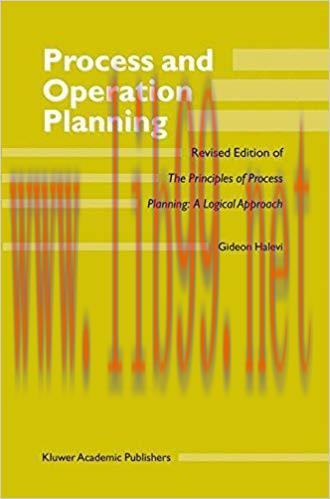 (PDF)Process and Operation Planning: Revised Edition of The Principles of Process Planning: A L...