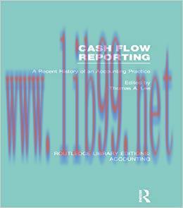 (PDF)Cash Flow Reporting (RLE Accounting): A Recent History of an Accounting Practice (Routledg...