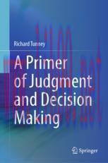 [PDF]A Primer of Judgment and Decision Making