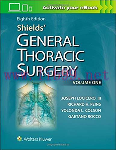 [EPUB]Shields&rsquo; General Thoracic Surgery, 8th Edition + Videos
