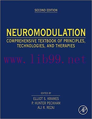 [PDF]Neuromodulation: Comprehensive Textbook of Principles, Technologies, and Therapies 2e, 3 V...