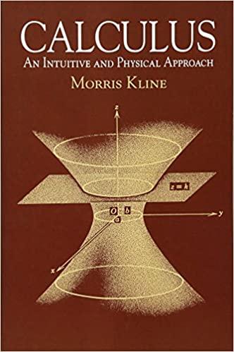 (PDF)Calculus An Intuitive and Physical Approach (Second Edition) (Dover Books on Mathematics)