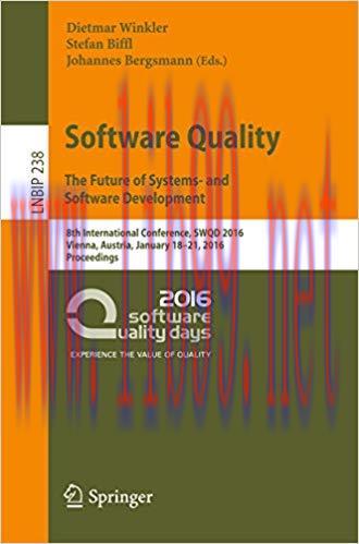 (PDF)Software Quality. The Future of Systems- and Software Development: 8th International Confe...