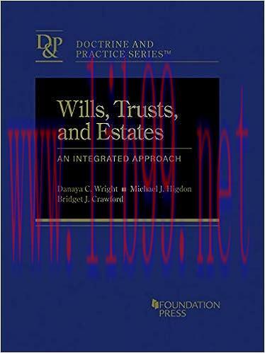 [PDF]Wills, Trusts, and Estates An Integrated Approach